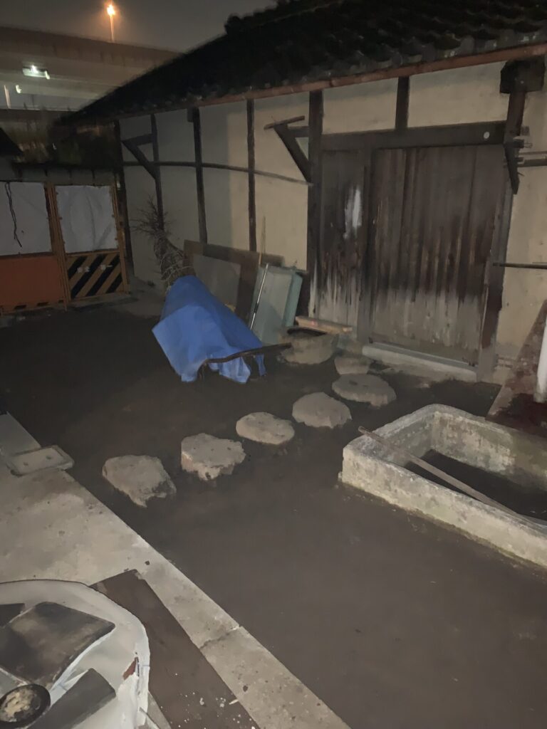 庭の改修